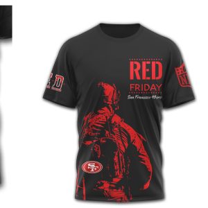 San Francisco 49ers R.E.D. Friday Remember Everyone Deployed T Shirt