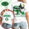 New York Jets Snoopy Shamrock Luck St Patricks Day NFL Football T Shirt New York Jets Snoopy Shamrock Luck St Patricks Day NFL Football T Shirt