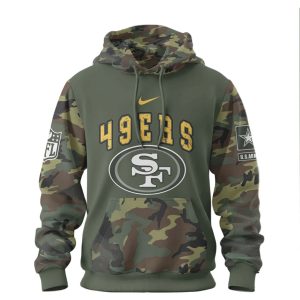 San Francisco 49ers U.S. Army 250th Anniversary Camo T Shirt San Francisco 49ers U.S. Army 250th Anniversary Camo T Shirt