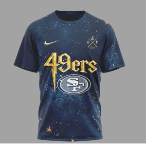 San Francisco 49ers x Harry Potter 25 Years of Magic Galaxy T Shirt San Francisco 49ers x Harry Potter 25 Years of Magic Galaxy T Shirt