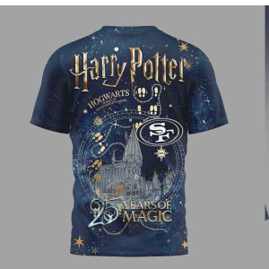 San Francisco 49ers x Harry Potter 25 Years of Magic Galaxy T Shirt