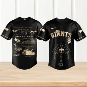 San Francisco Giants Fourth Wing Basgiath War College Baseball Dragon Scale Shirt