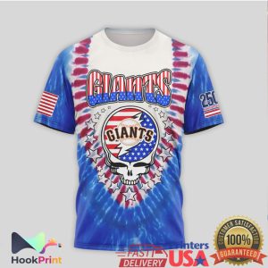 San Francisco Giants Grateful Dead Steal Your Base 1776 Patriotic T Shirt