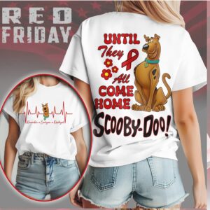 Scooby Doo Red Friday Until They All Come Home Military Support Shirt