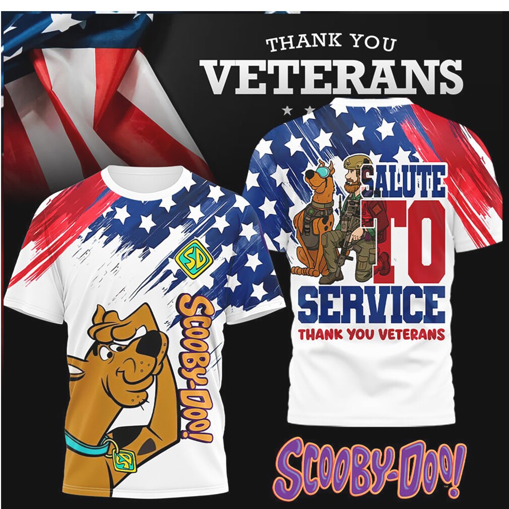Scooby Doo Salute to Service Military Veterans Appreciation Shirt Scooby Doo Salute to Service Military Veterans Appreciation Shirt