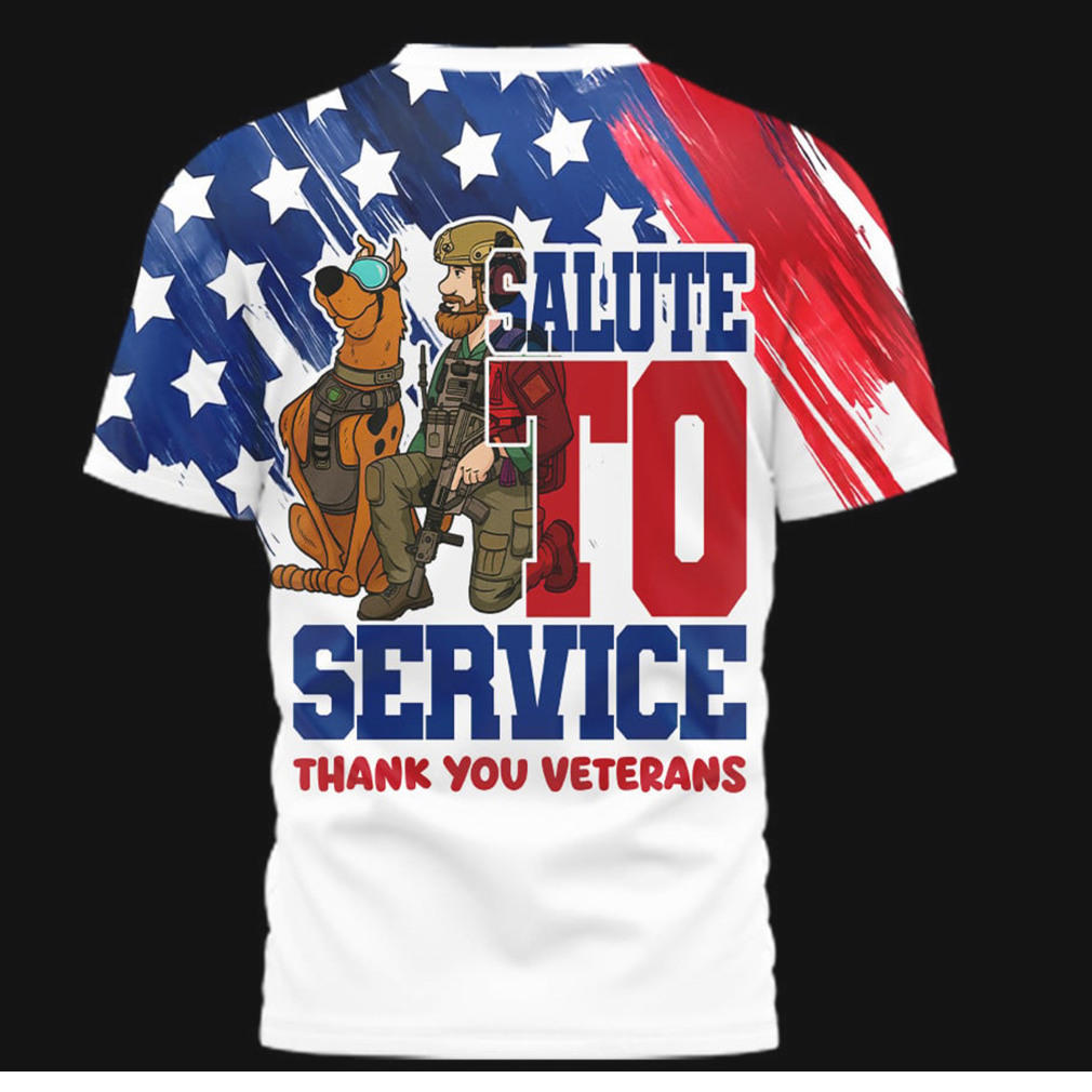 Scooby Doo Salute to Service Military Veterans Appreciation Shirt Scooby Doo Salute to Service Military Veterans Appreciation Shirt