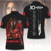 Scream VII Burn It All Down Ghostface Fire 3D T Shirt Scream VII Burn It All Down Ghostface Fire 3D T Shirt