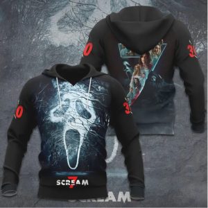 Scream 7 30th Anniversary Kill Tour Ghostface All Over Print T Shirt