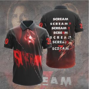 Scream 7 Anthology Red Mask Ghostface Horror Movie 3D Apparel T Shirt Scream 7 Anthology Red Mask Ghostface Horror Movie 3D Apparel T Shirt