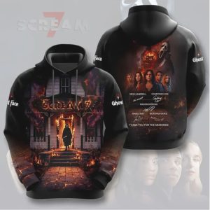Scream 7 Cast Signature Thank You For The Memories Ghostface Shirt T Shirt