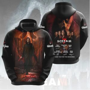 Scream 7 Cast Tribute Thank You For The Memories Horror Apparel T Shirt