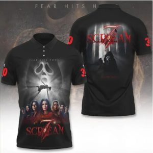 Scream 7 Fear Hits Home Character Ensemble 3D Printed Horror Movie Fan Gear T Shirt Scream 7 Fear Hits Home Character Ensemble 3D Printed Horror Movie Fan Gear T Shirt