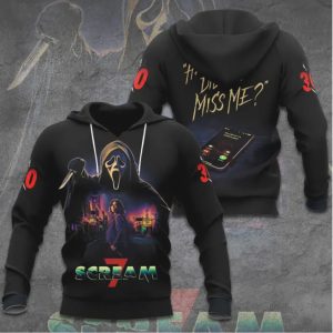 Scream 7 Hello Sidney Did You Miss Me Ghostface Phone Design T Shirt