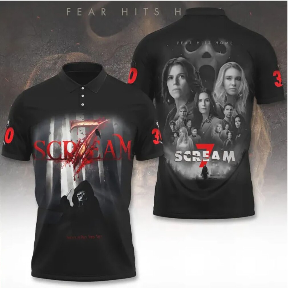 Scream 7 Movie Logo Ghostface Woods Scene 3D T Shirt Scream 7 Movie Logo Ghostface Woods Scene 3D T Shirt