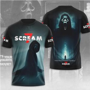 Scream 7 No Use Running Away Sidney Forest Ghostface Silhouette Shirt