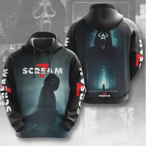 Scream 7 No Use Running Away Sidney Forest Ghostface Silhouette Shirt