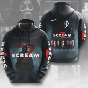 Scream 7 There Were Never Any Rules Ghostface Shadow 3D T Shirt