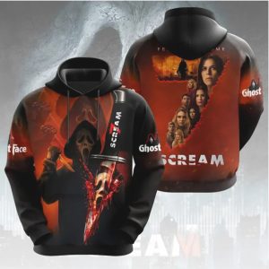 Scream Fear Hits Home Ghostface Knife 3D All Over Print T Shirt Scream Fear Hits Home Ghostface Knife 3D All Over Print T Shirt