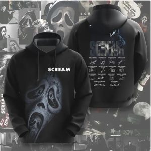 Scream Movie Ghostface Signature Series Blue Mask Horror Fan Apparel T Shirt Scream Movie Ghostface Signature Series Blue Mask Horror Fan Apparel T Shirt