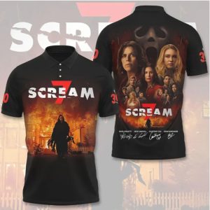 Scream VII Ghostface House Scene 30th Anniversary 3D All Over Print T Shirt Scream VII Ghostface House Scene 30th Anniversary 3D All Over Print T Shirt