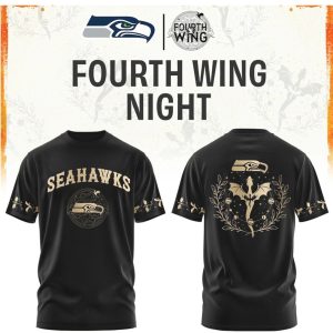 Seattle Seahawks Fourth Wing Night Dragon Rider Football T Shirt Seattle Seahawks Fourth Wing Night Dragon Rider Football T Shirt