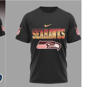 Seattle Seahawks x Slayer Pentagram Football T Shirt