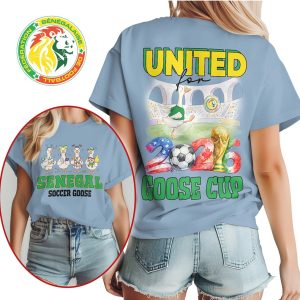 Senegal Soccer Goose United for 2026 Goose Cup NFL T Shirt