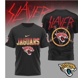 Slayer x Jacksonville Jaguars Heavy Metal NFL T Shirt Slayer x Jacksonville Jaguars Heavy Metal NFL T Shirt