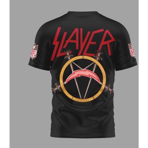 Slayer x LA Chargers Thrash Metal Mashup NFL T Shirt