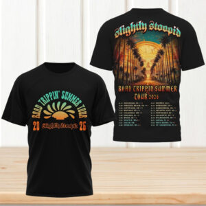 Slightly Stoopid Road Trippin’ Summer Tour 2026 Sunset T Shirt Slightly Stoopid Road Trippin’ Summer Tour 2026 Sunset T Shirt