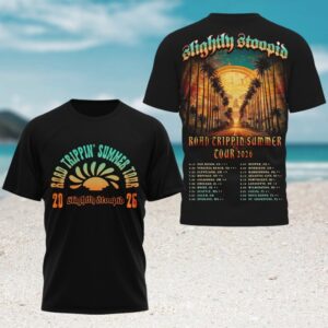 Slightly Stoopid Road Trippin' Summer Tour 2026 Sunset T Shirt