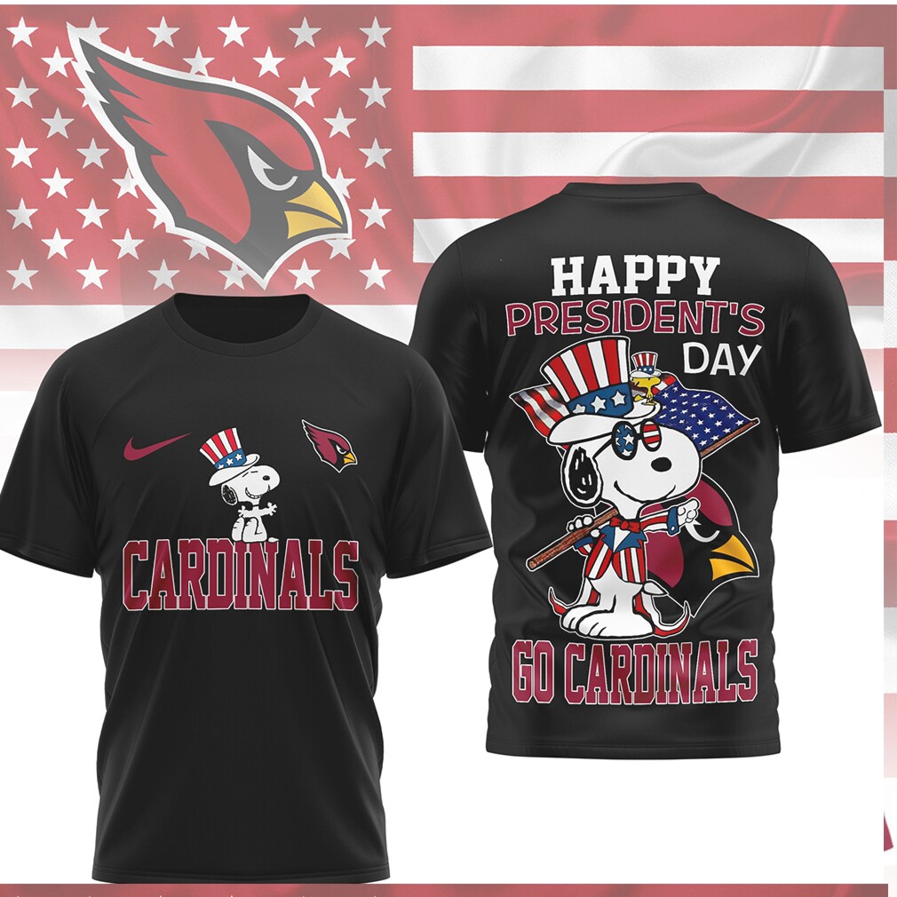 Snoopy Arizona Cardinals Happy President’s Day USA Flag Shirt Snoopy Arizona Cardinals Happy President’s Day USA Flag Shirt