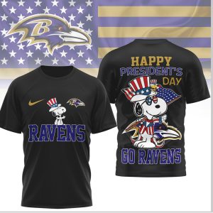 Snoopy Baltimore Ravens Happy President’s Day Patriotic Football Shirt Snoopy Baltimore Ravens Happy President’s Day Patriotic Football Shirt