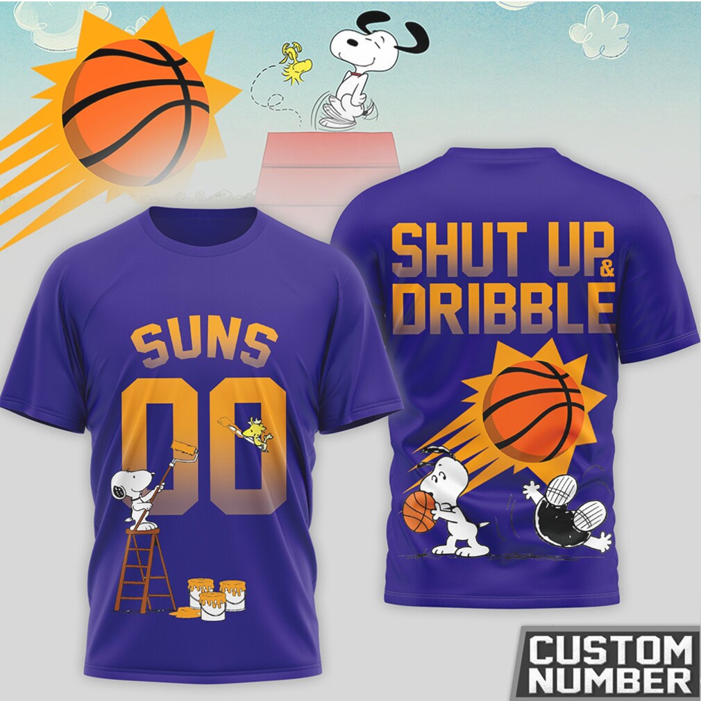 Snoopy Phoenix Suns Basketball Custom NBA Jersey Style Peanuts T Shirt Snoopy Phoenix Suns Basketball Custom NBA Jersey Style Peanuts T Shirt