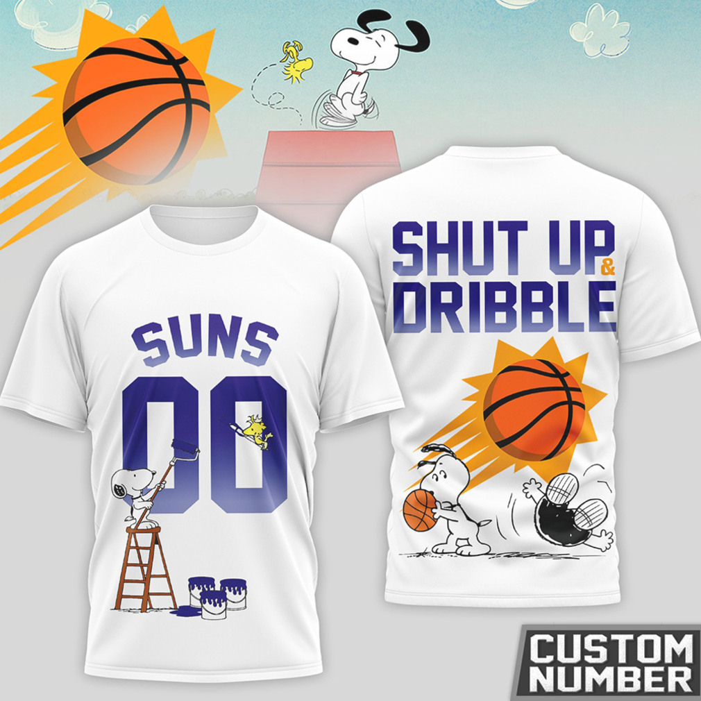 Snoopy Phoenix Suns Basketball Custom NBA Jersey Style Peanuts T Shirt Snoopy Phoenix Suns Basketball Custom NBA Jersey Style Peanuts T Shirt