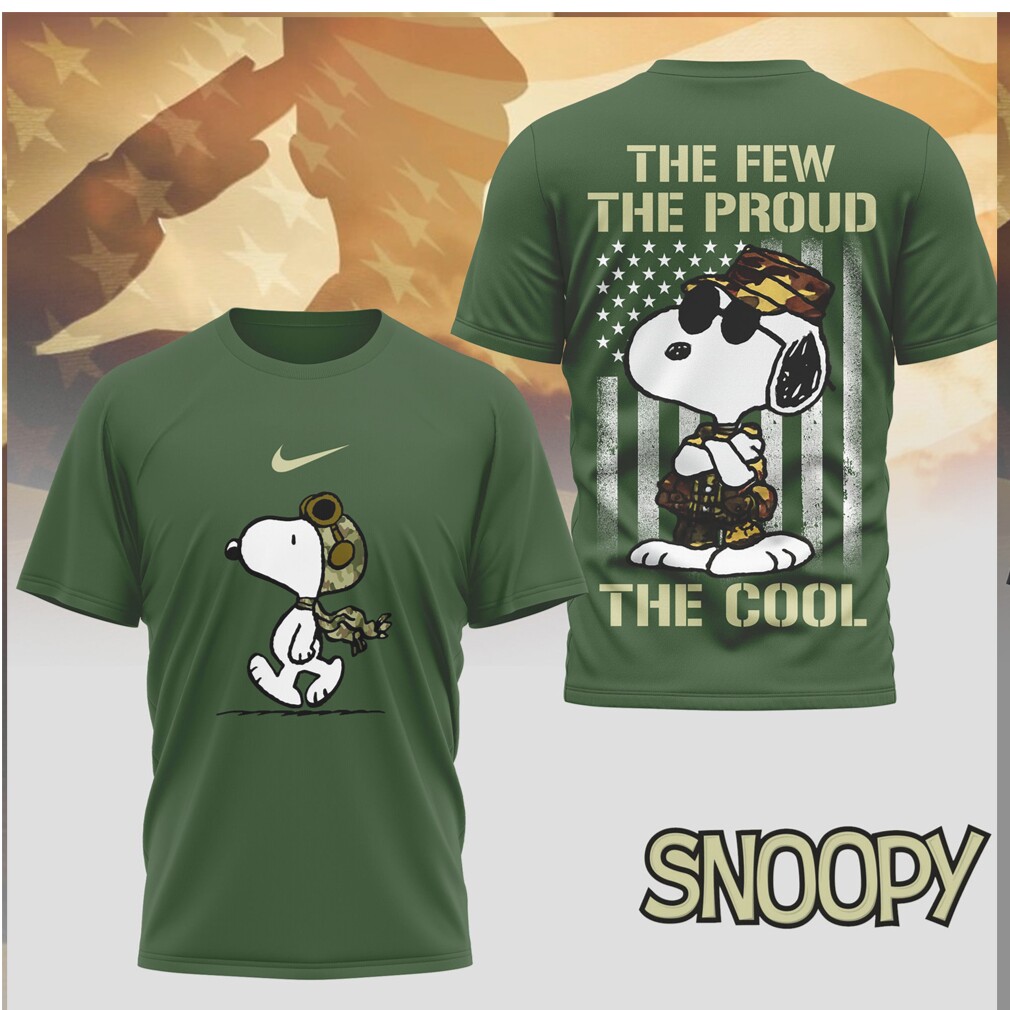 Snoopy The Few The Proud The Cool US Marine Corps Military T Shirt Snoopy The Few The Proud The Cool US Marine Corps Military T Shirt