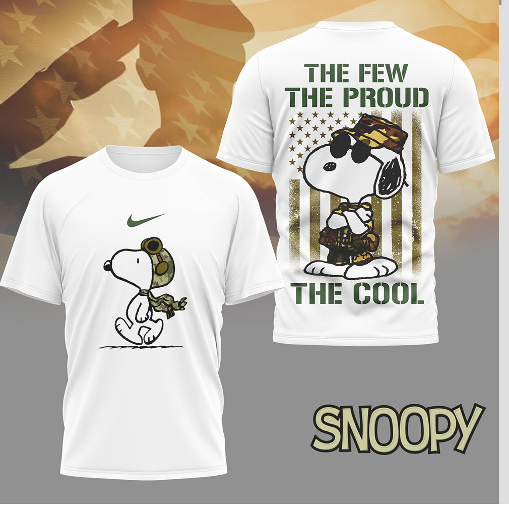 Snoopy The Few The Proud The Cool US Marine Corps Military T Shirt Snoopy The Few The Proud The Cool US Marine Corps Military T Shirt