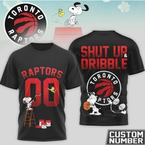 Snoopy Toronto Raptors Basketball Peanuts x NBA Custom Number Graphic T Shirt Snoopy Toronto Raptors Basketball Peanuts x NBA Custom Number Graphic T Shirt