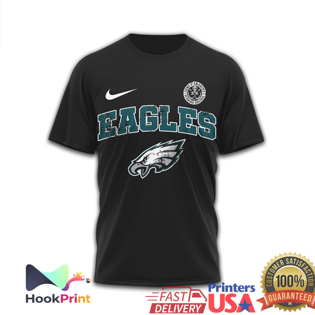 Sons of Anarchy Philadelphia Eagles Reaper Football Shirt Sons of Anarchy Philadelphia Eagles Reaper Football Shirt