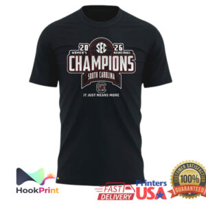 South Carolina Gamecocks 2026 SEC Women’s Basketball Champions Shirt South Carolina Gamecocks 2026 SEC Women’s Basketball Champions Shirt