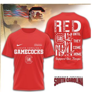 South Carolina Gamecocks R.E.D. Military Appreciation Fan Shirt