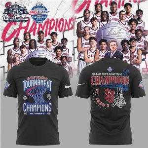 St. John's Basketball 2026 Big East Tournament Champions Nike T Shirt