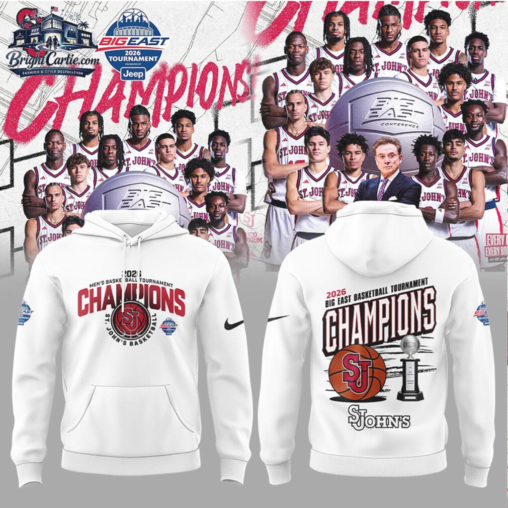 St. John's Red Storm 2026 Big East Basketball Tournament Champions T Shirt St. John's Red Storm 2026 Big East Basketball Tournament Champions T Shirt