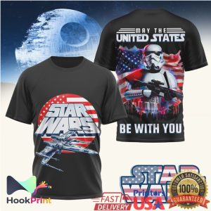 Star Wars May the United States Be With You Patriotic Stormtrooper Shirt