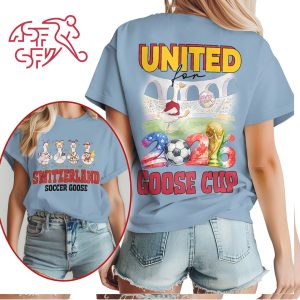 Switzerland Soccer Goose United For 2026 Goose Cup T Shirt Switzerland Soccer Goose United For 2026 Goose Cup T Shirt