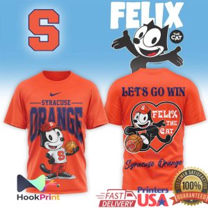 Syracuse Orange x Felix The Cat Basketball Let’s Go Win T Shirt Syracuse Orange x Felix The Cat Basketball Let’s Go Win T Shirt
