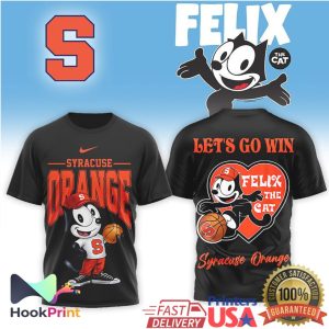 Syracuse Orange x Felix The Cat Basketball Let's Go Win T Shirt