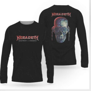 Megadeth Destroy All Enemies Tour Skull Hoodie