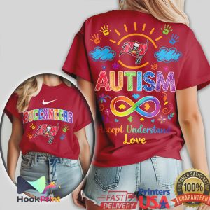Tampa Bay Buccaneers Autism Awareness Accept Understand Love T Shirt