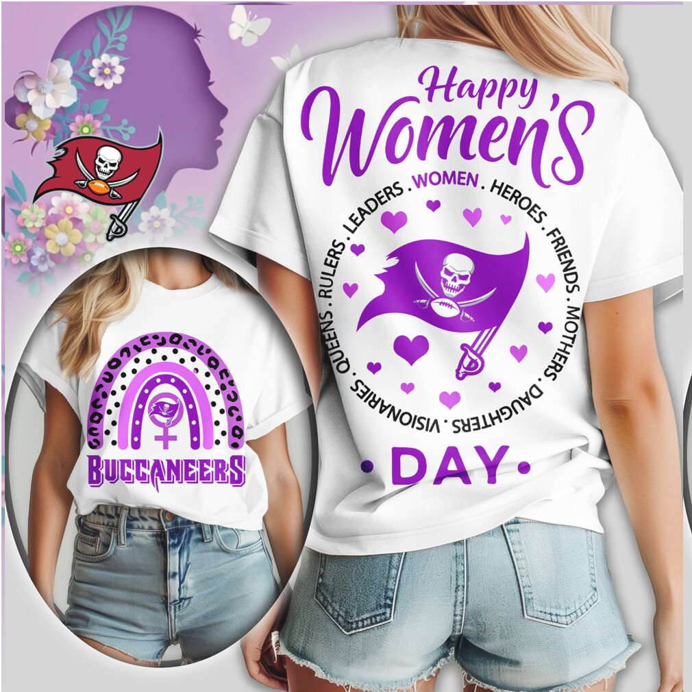 Tampa Bay Buccaneers Happy Womens Day NFL Football Womens T Shirt Tampa Bay Buccaneers Happy Womens Day NFL Football Womens T Shirt